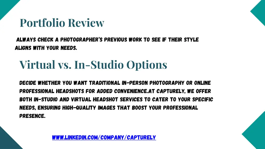 portfolio review