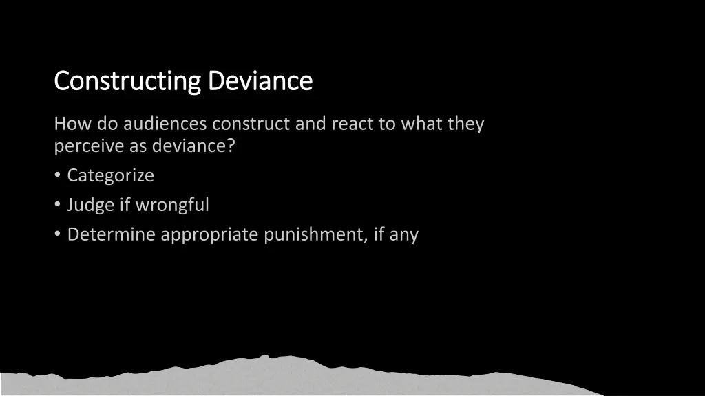 constructing deviance constructing deviance