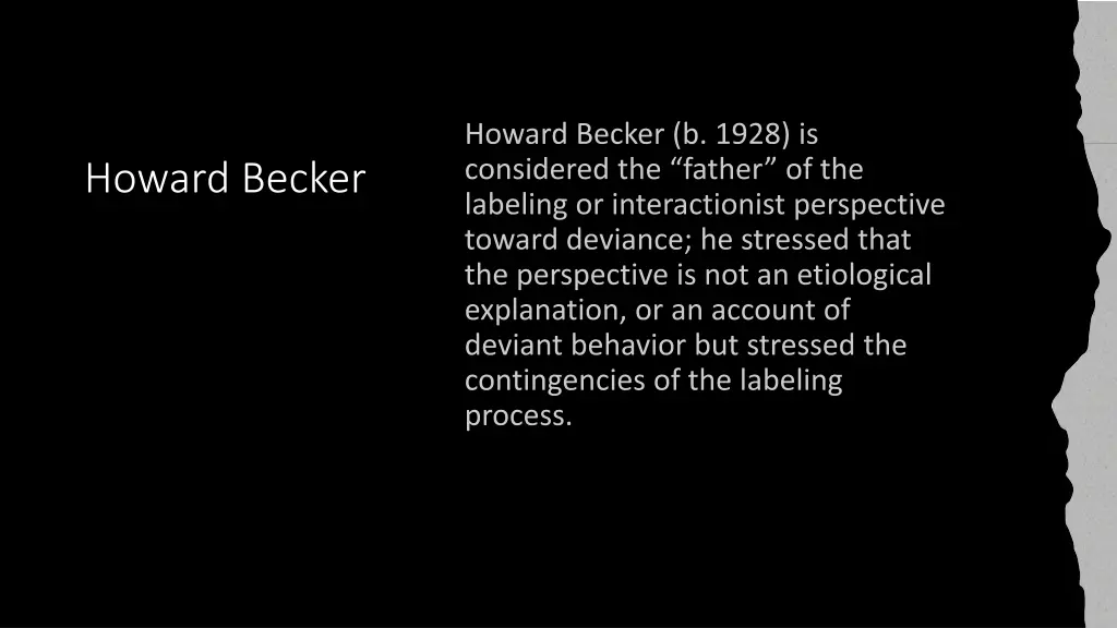 howard becker