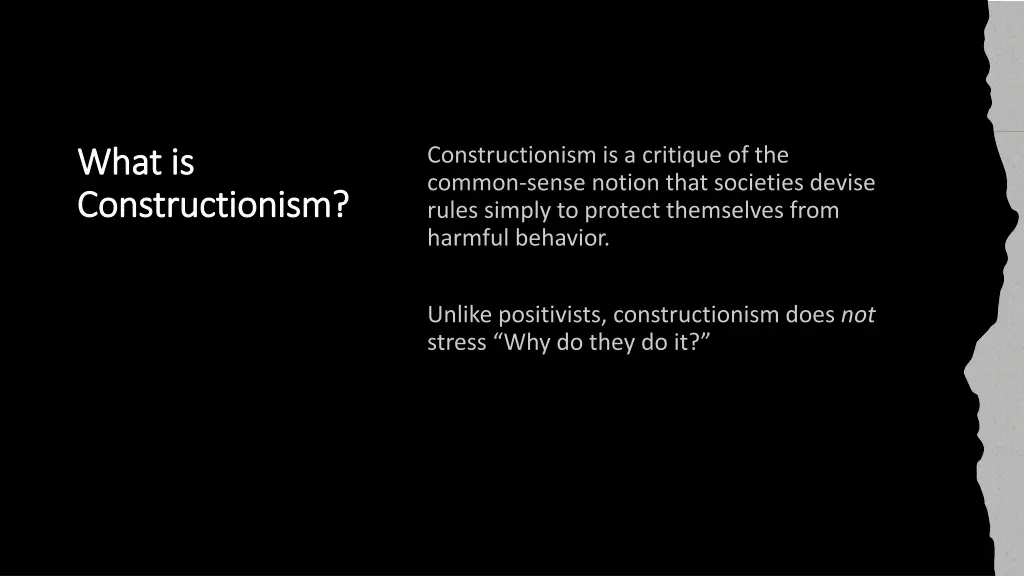 what is what is constructionism constructionism
