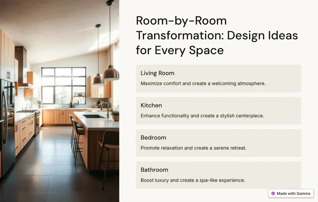 room by room transformation design ideas