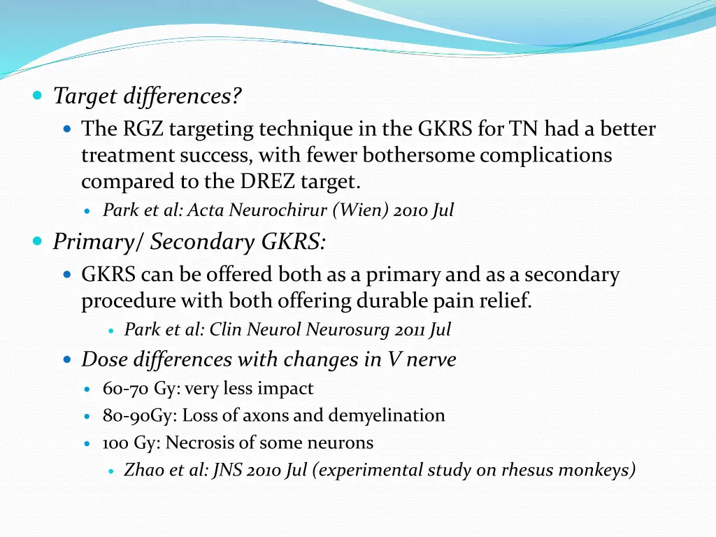 target differences