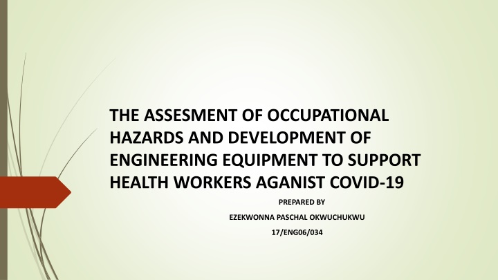 the assesment of occupational hazards