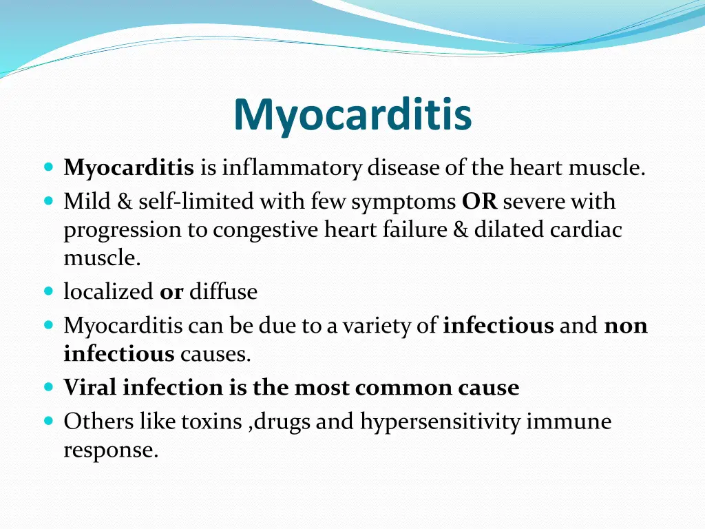 myocarditis