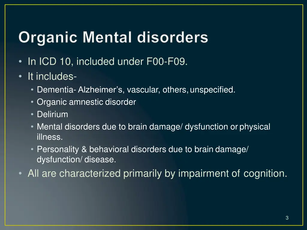 in icd 10 included under f00 f09 it includes