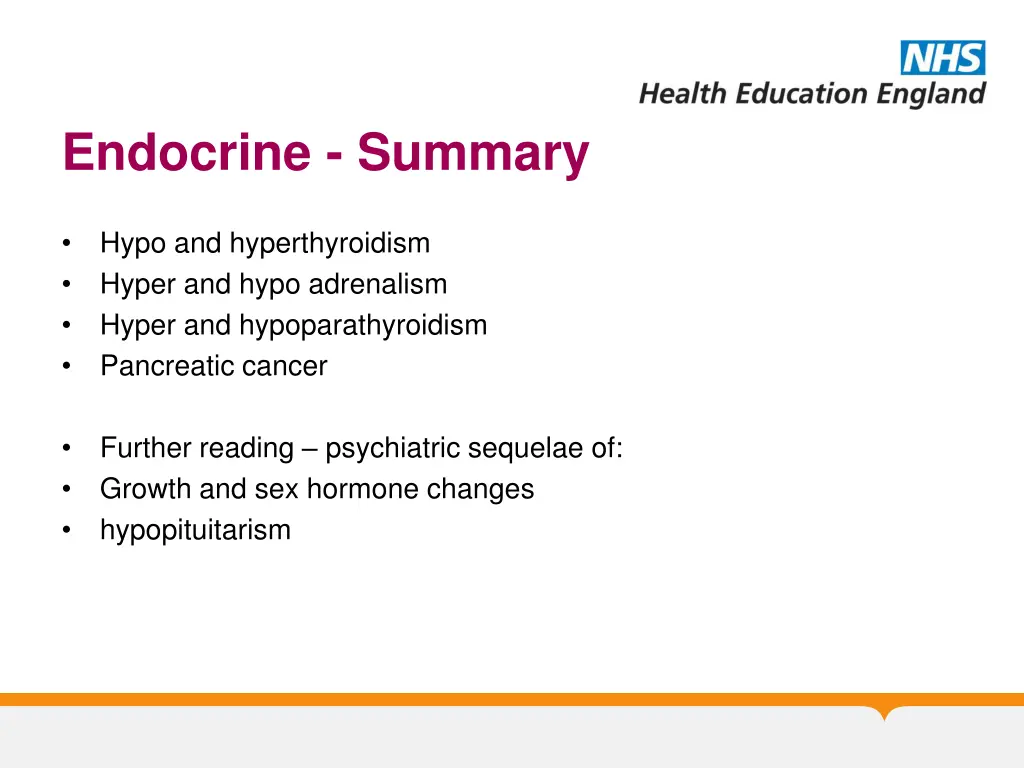 endocrine summary