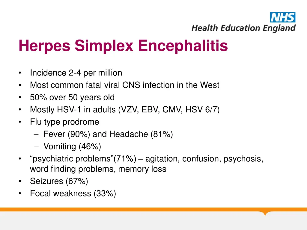 herpes simplex encephalitis