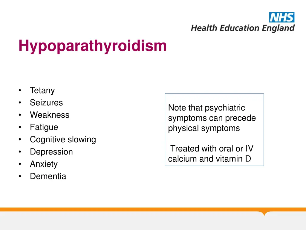 hypoparathyroidism