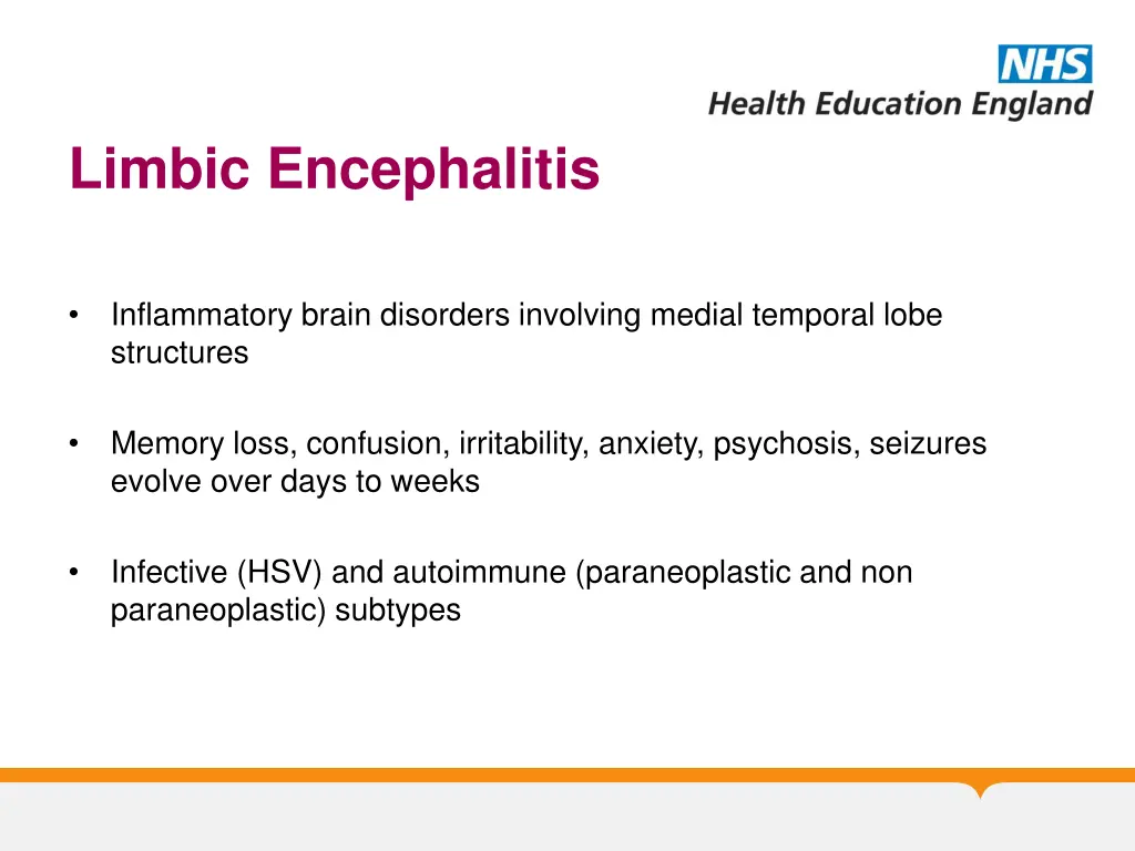 limbic encephalitis