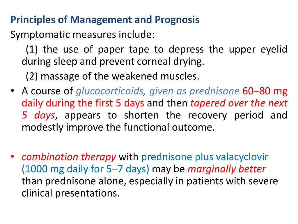 principles of management and prognosis 1