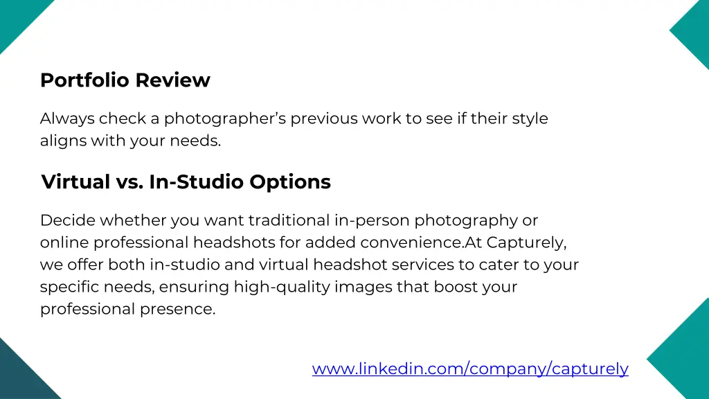 portfolio review