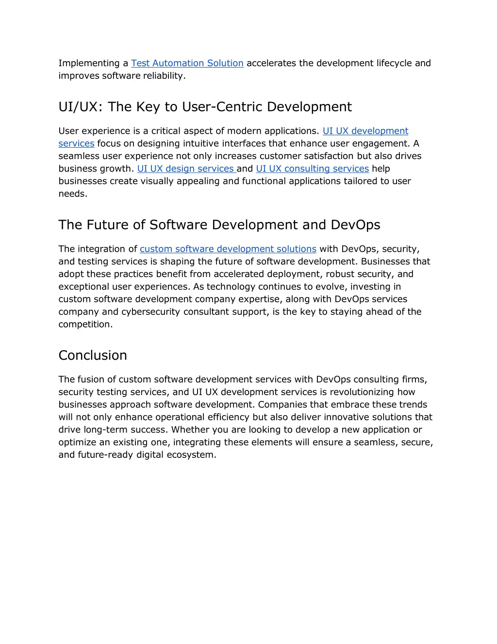 implementing a test automation solution