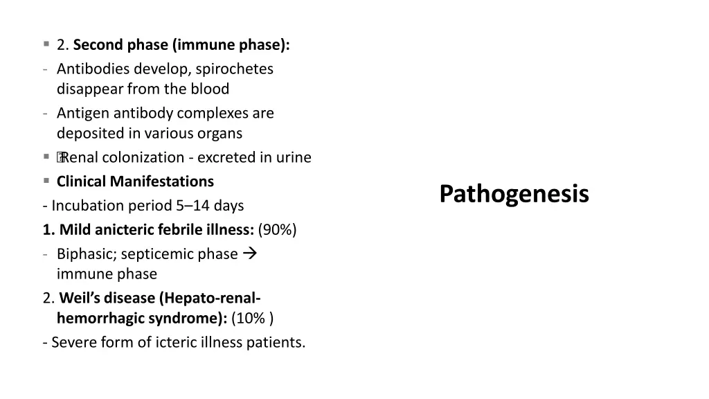 2 second phase immune phase antibodies develop