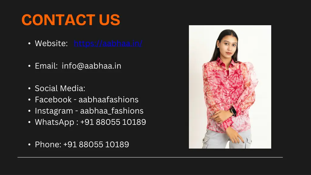 contact us
