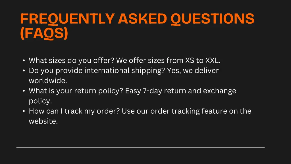 frequently asked questions faqs