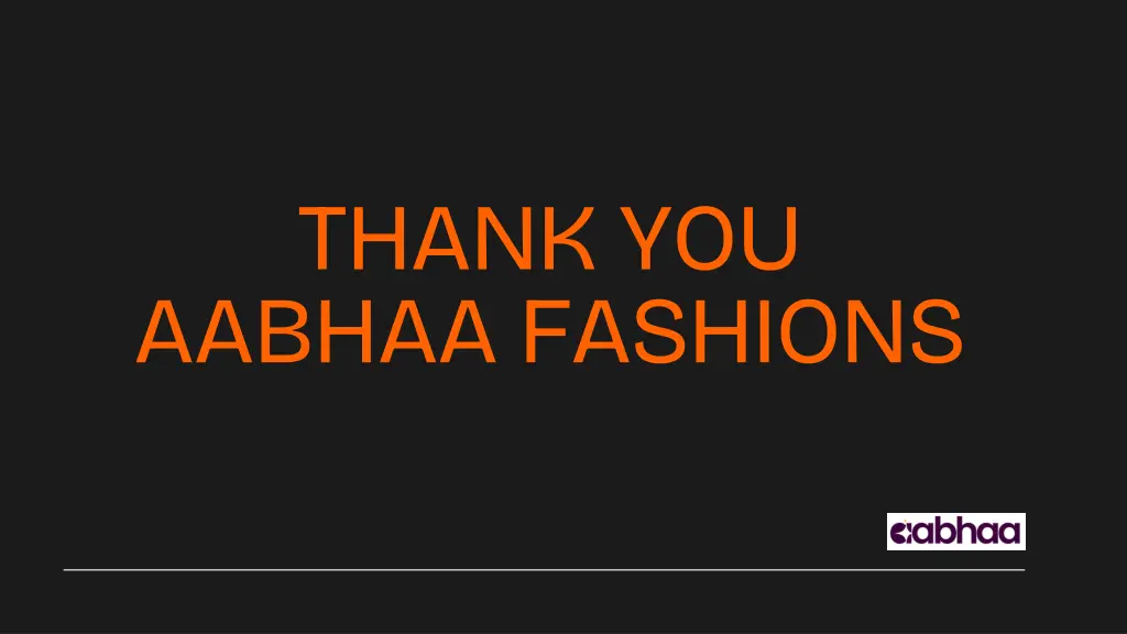 thank you aabhaa fashions