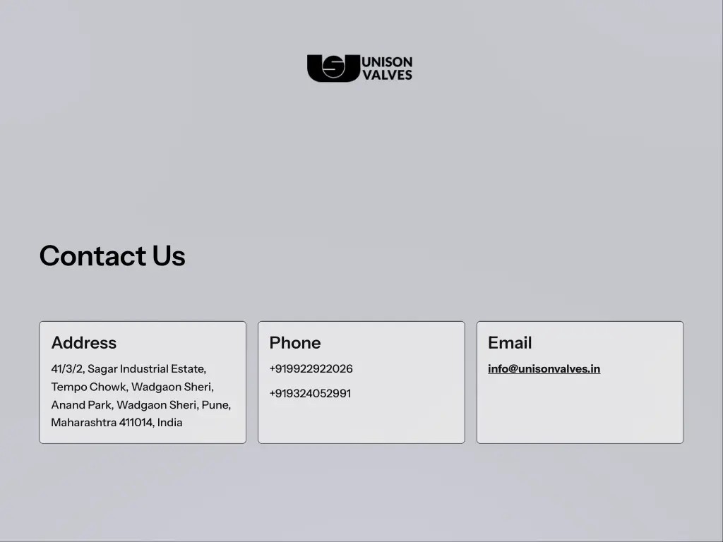 contact us