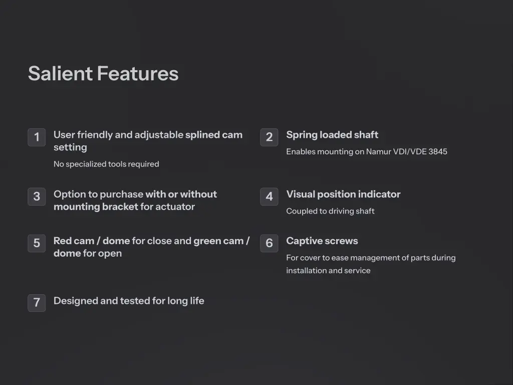 salient features