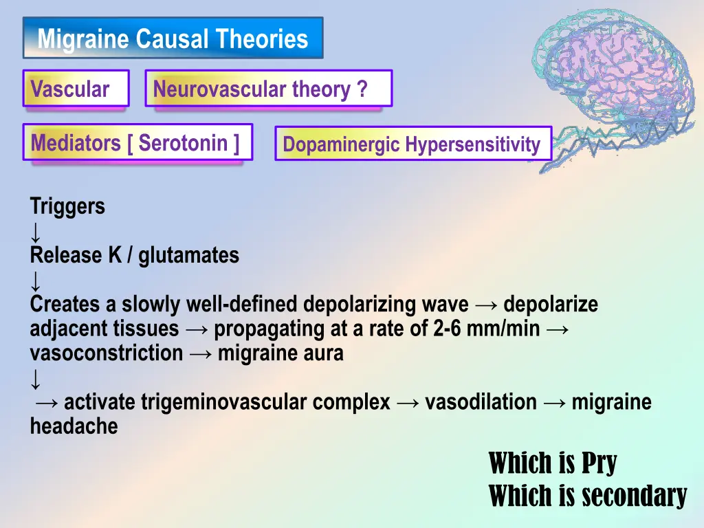 migraine causal theories 2