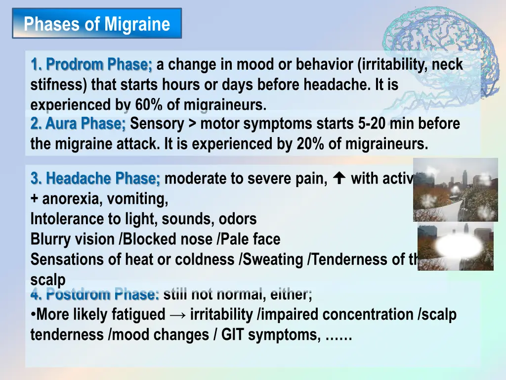 phases of migraine