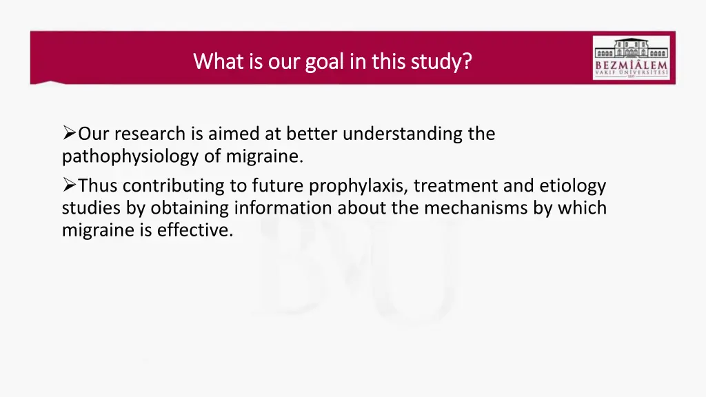 what is our goal in this study what is our goal