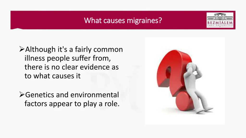 what what causes causes migraines