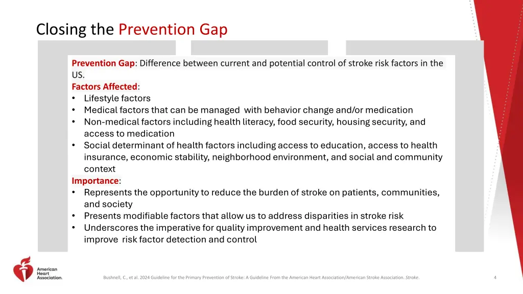 closing the prevention gap