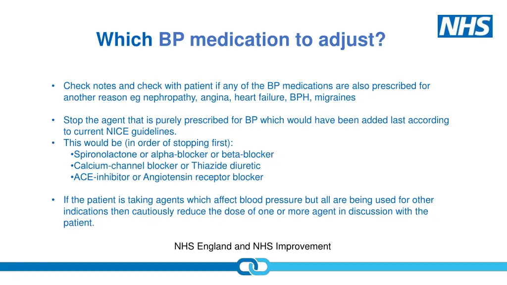 which bp medication to adjust