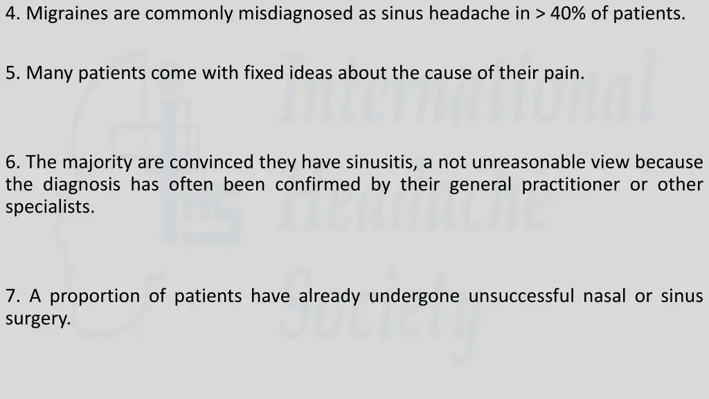 4 migraines are commonly misdiagnosed as sinus