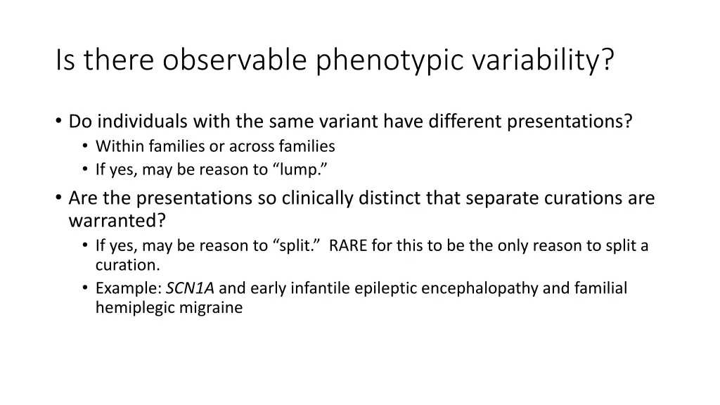 is there observable phenotypic variability