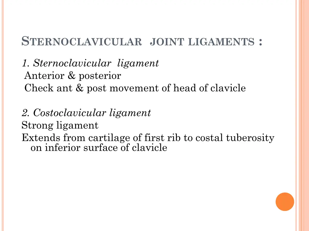 s ternoclavicular joint ligaments