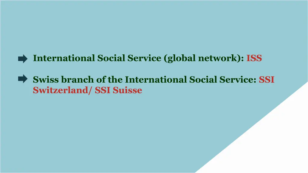 international social service global network iss