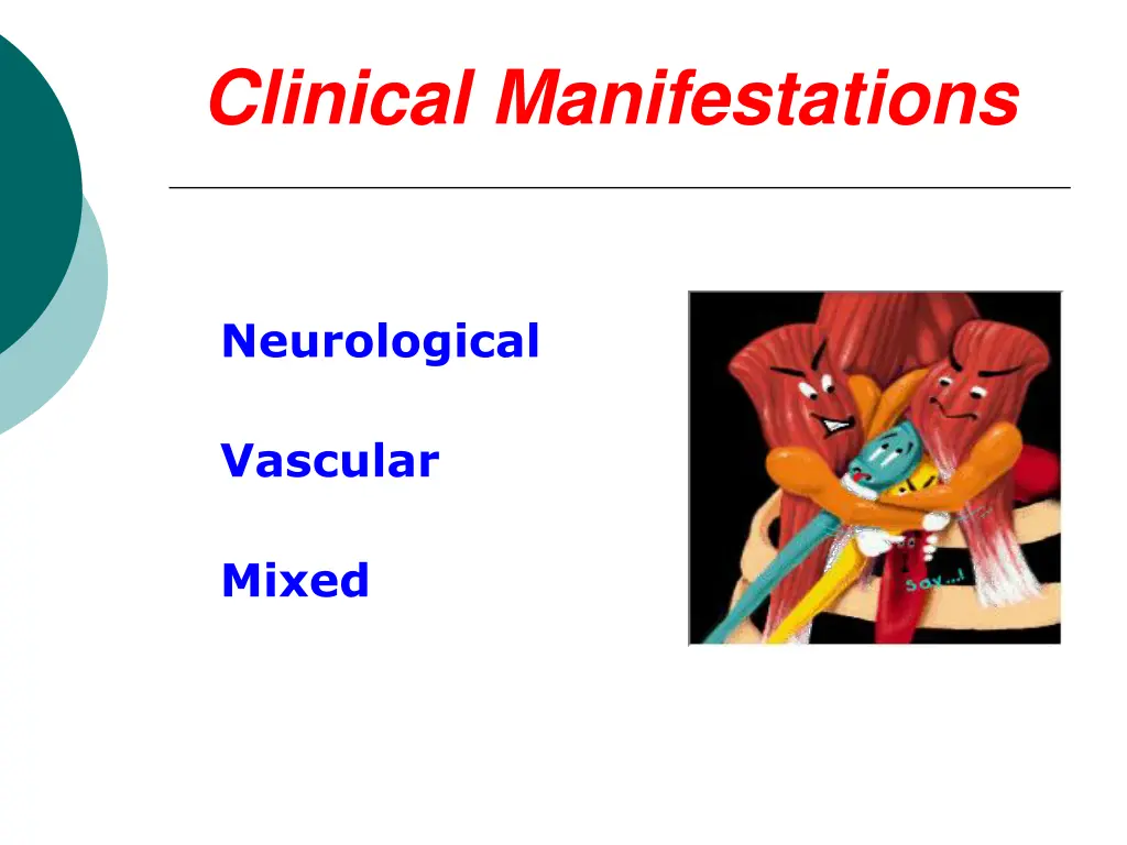 clinical manifestations