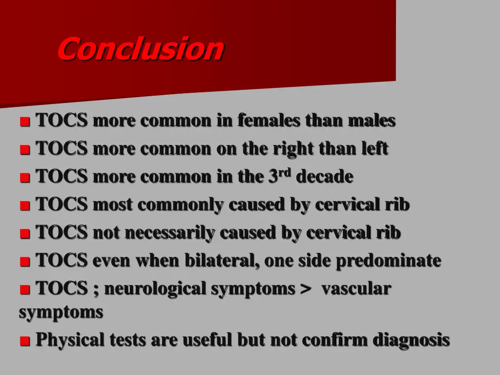 conclusion