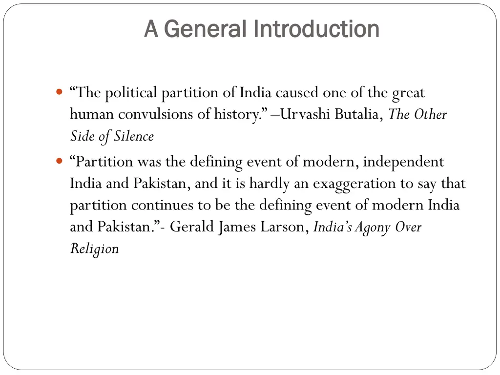 a general introduction a general introduction