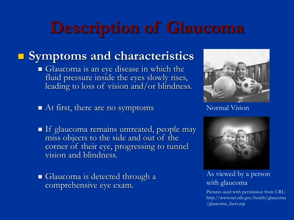 description of glaucoma