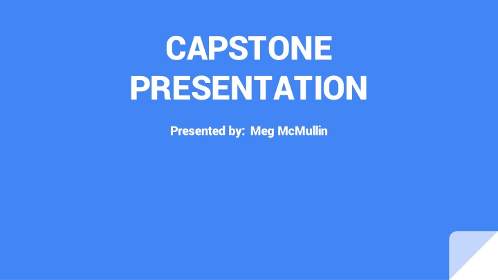 capstone presentation