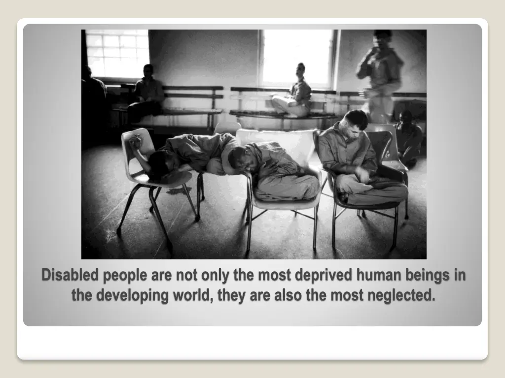 disabled people are not only the most deprived