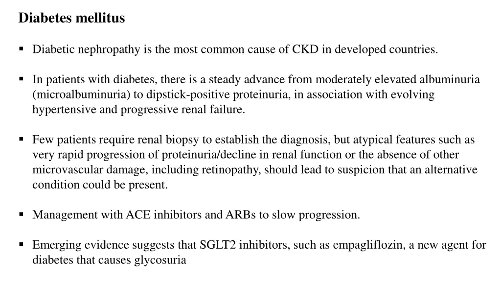 diabetes mellitus
