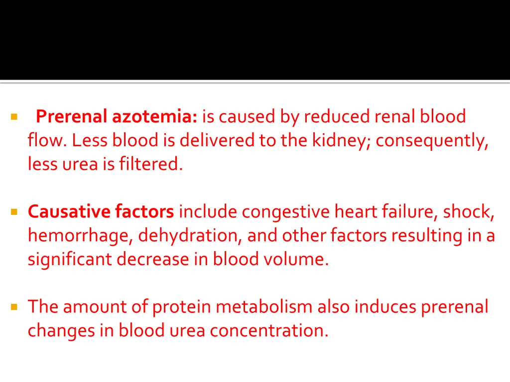 prerenal azotemia is caused by reduced renal