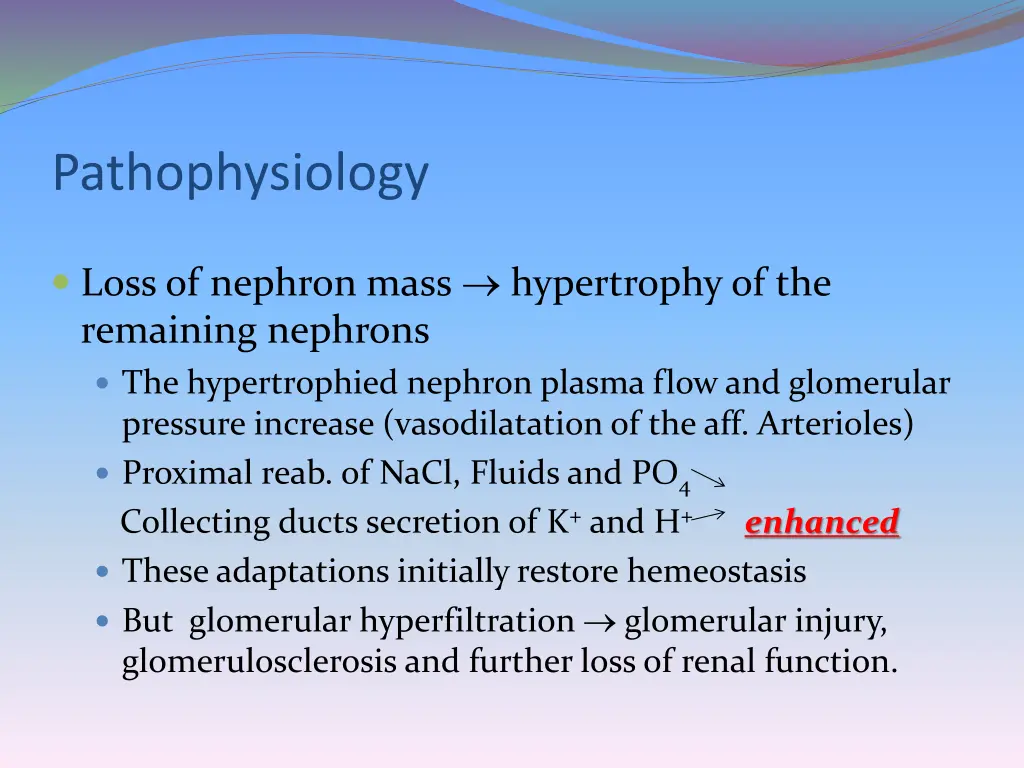 pathophysiology