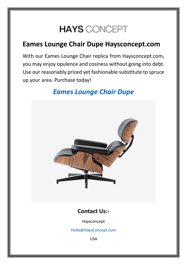 eames lounge chair dupe haysconcept com