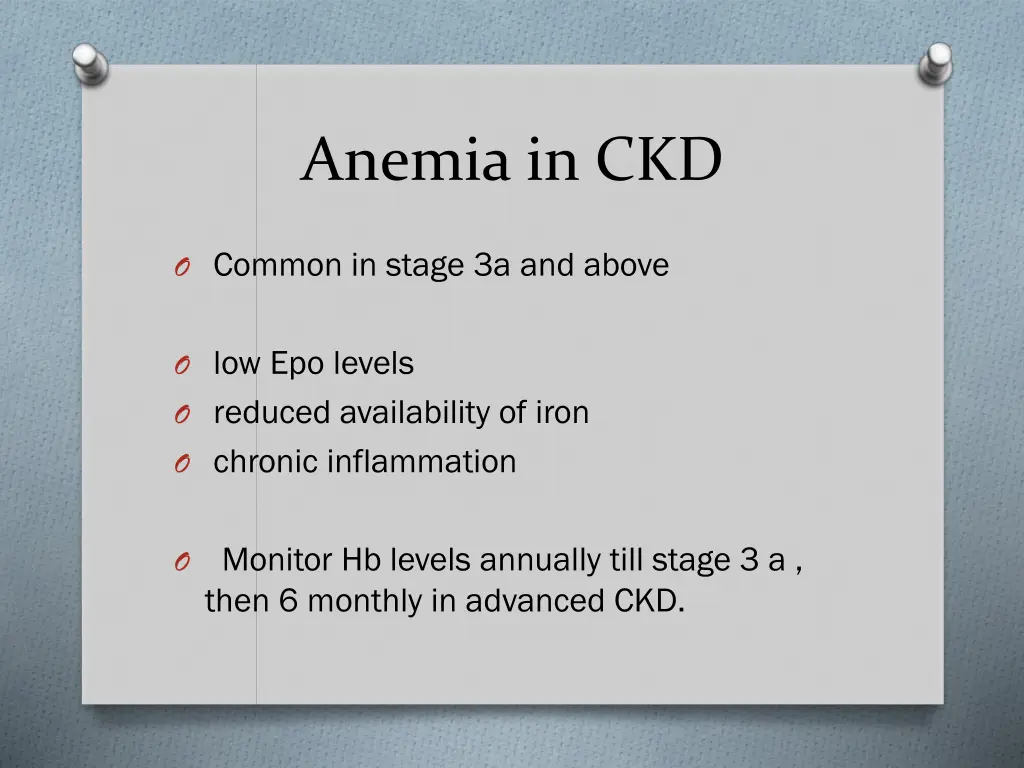 anemia in ckd