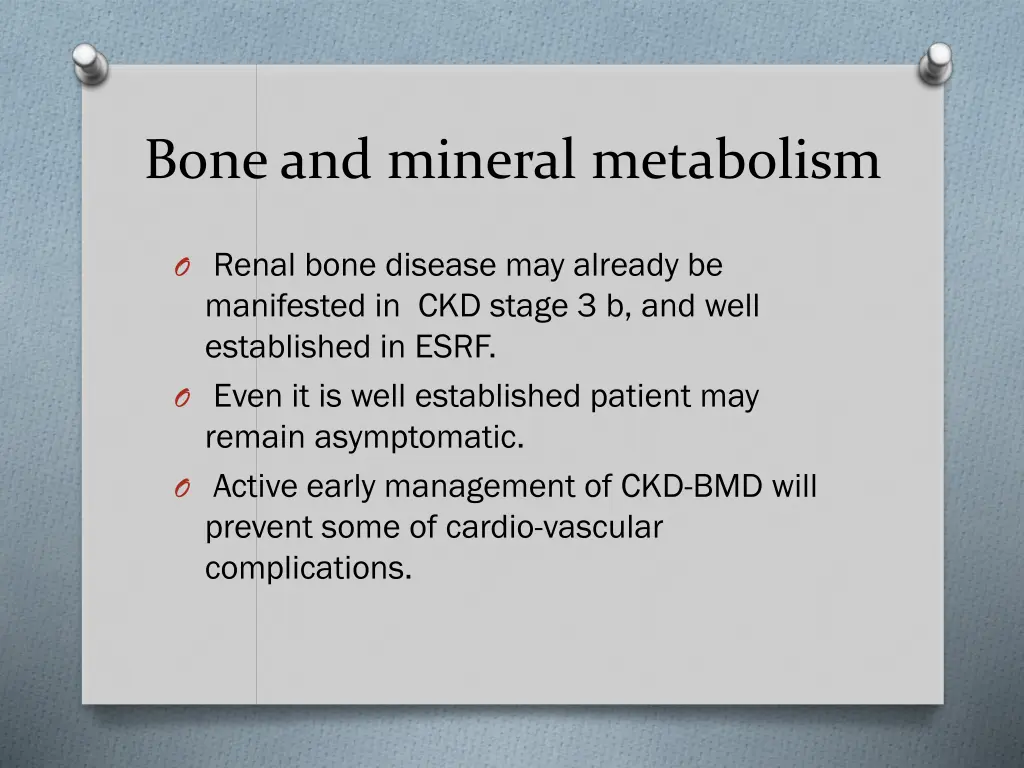 bone and mineral metabolism