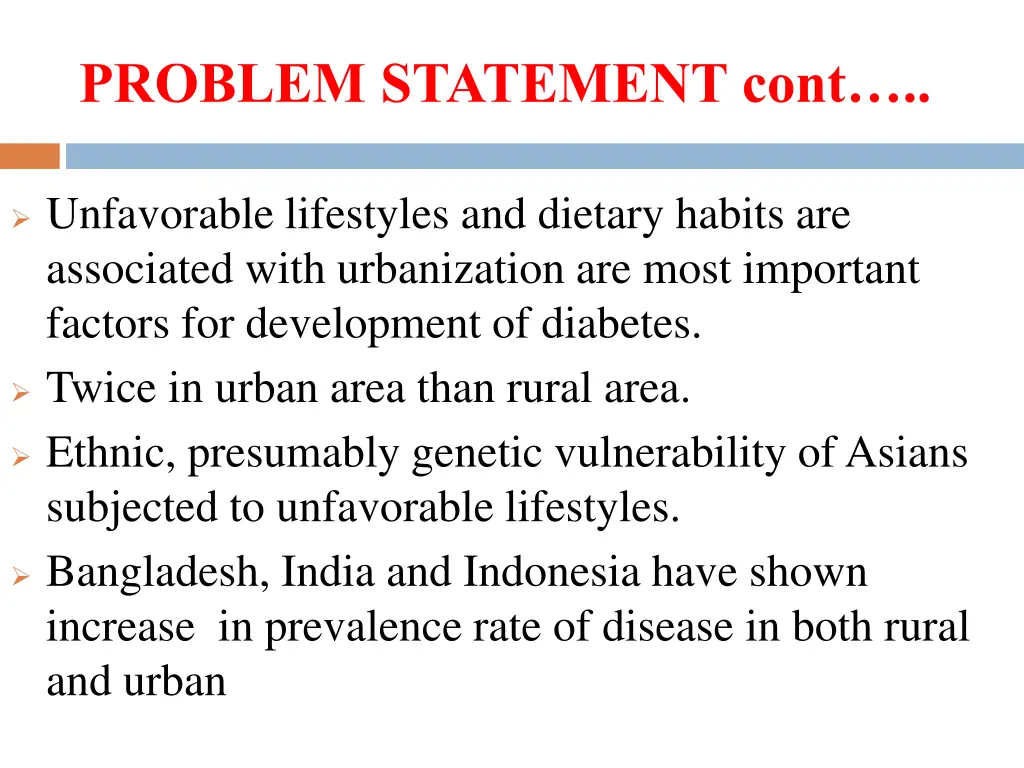 problem statement cont 2
