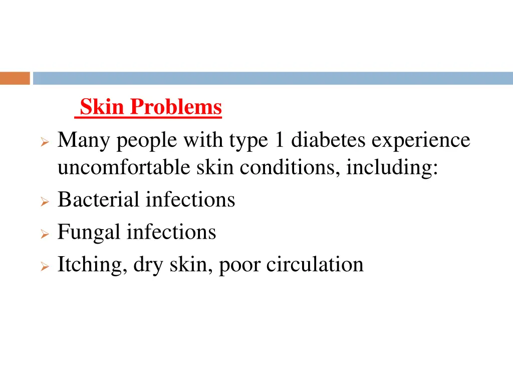 skin problems