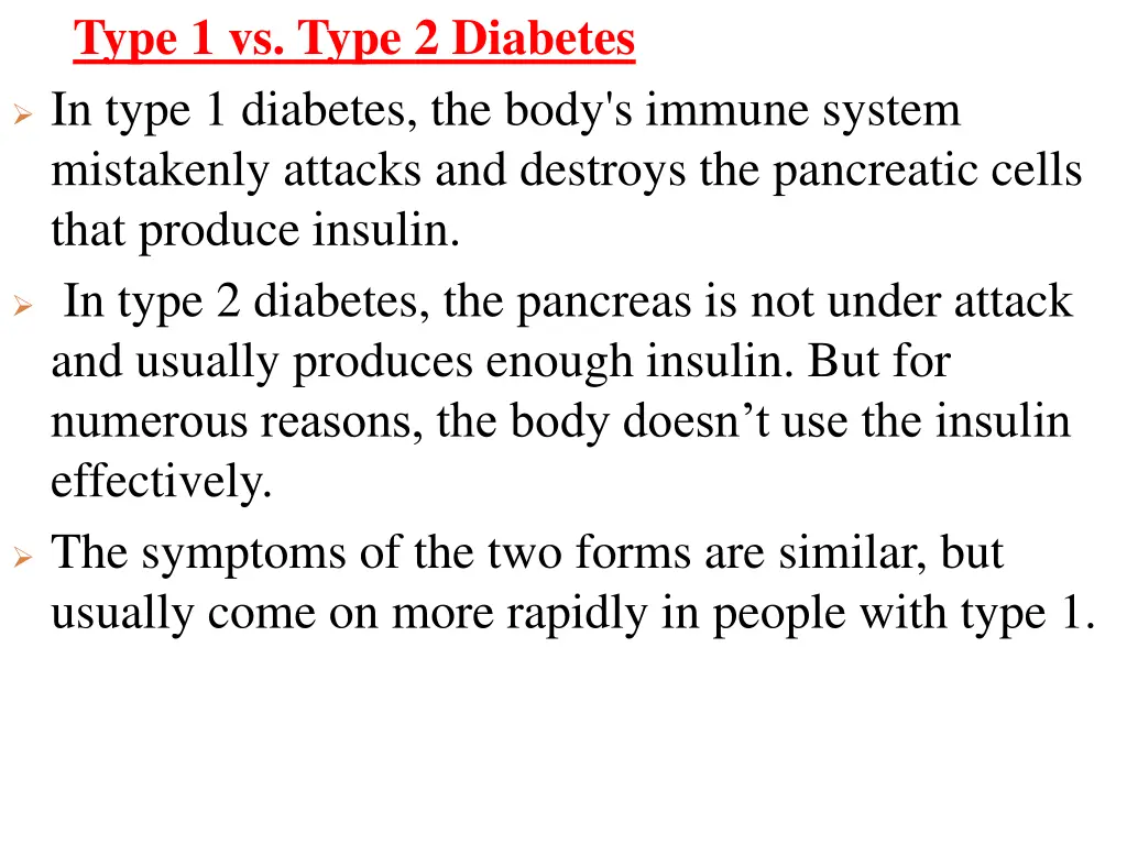 type 1 vs type 2 diabetes in type 1 diabetes