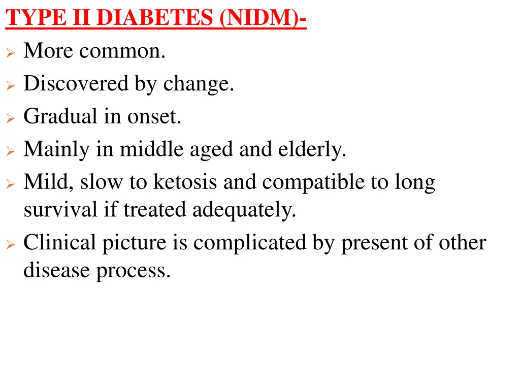 type ii diabetes nidm more common discovered
