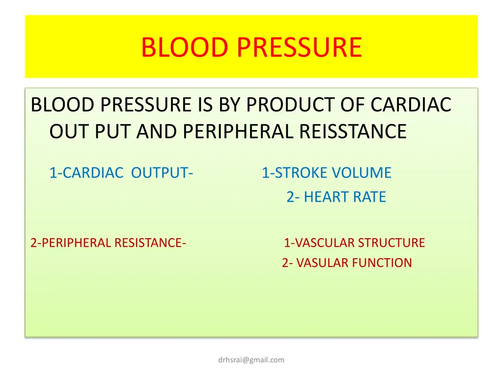 blood pressure