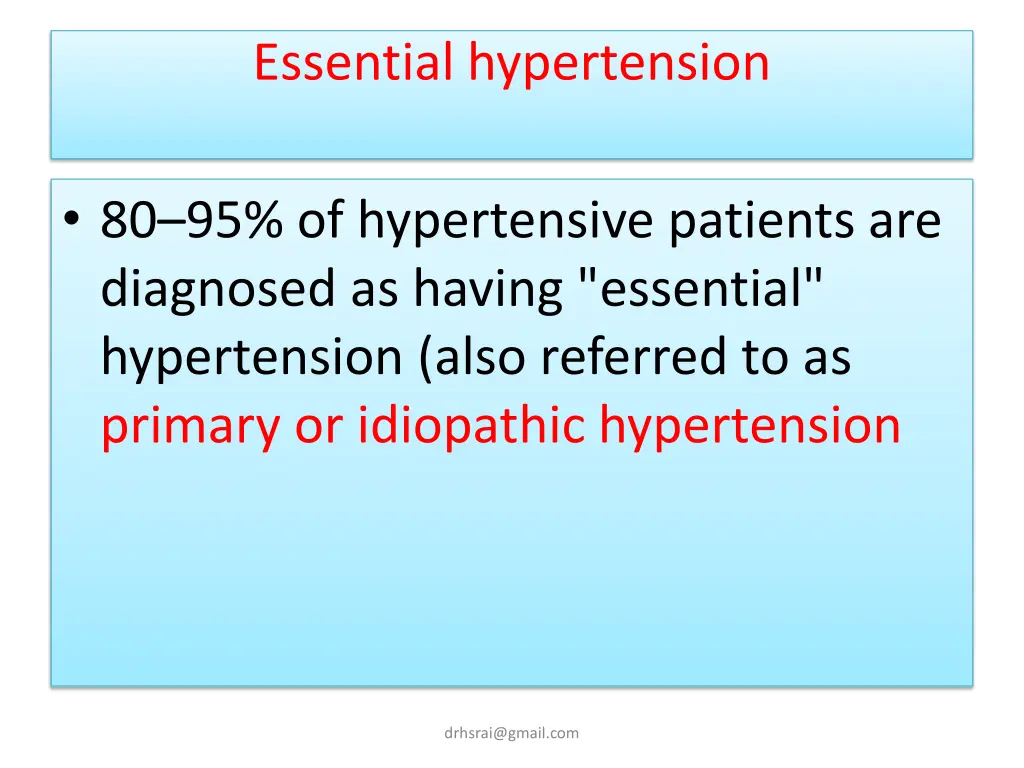 essential hypertension